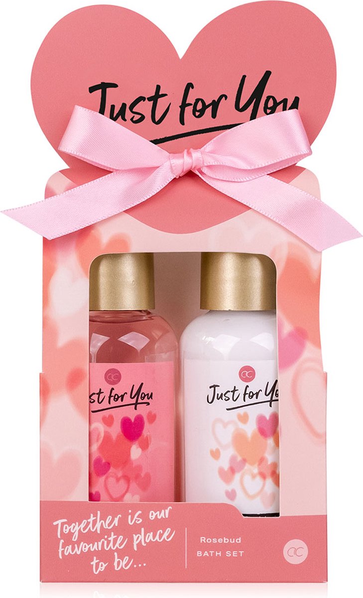 Goedkoopste Romantisch valentijncadeau vrouw - just for you - geschenkset - rozen - Kado vrouwen, moeder, vriendin, zus, oma, mama