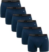 Claesens 6-pack boxershorts blauw