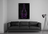 ✅Uniek Dom P x Kek Kunstwerk Acrylic 30x45 cm  - groot - Print op Acrylic schilderij - CUSTOM WALL ART - DOM P - Dom Perignon - (Wanddecoratie woonkamer / slaapkamer / keuken / living room) -