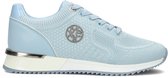 Mexx Sneaker Gitte Glitter Dames - Blauw - Maat 38