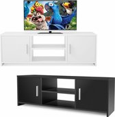 Beautiful Life®️ Tv Meubel - Salon Kast - Organizer - Dubbele Deur - Wit