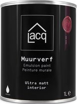 Lacq Muurverf Ultramat 1L - RAL 9016 - professionele kwaliteit