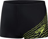 Speedo Medley Logo Aquashort Jongens - Zwart / Groen - maat 152