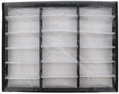 Display voor 18 Brillen - 47,5x36x6 cm - Transparant Scherm