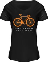 Fox Originals Dames Amsterdam Biketown T-shirt S