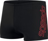 Speedo Boom Logo Placement Aquashort Heren - Zwart / Rood - Maat 5