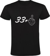 34 jaar Heren t-shirt | verjaardag | feest | grappig | cadeau | Zwart