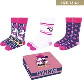 Disney Minnie Mouse Sokken Geschenkdoos - Maat 36-41