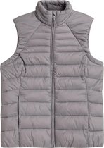 4F Women's Vest H4Z21-KUDP001-27S, Vrouwen, Grijs, Mouwloos, maat: XS