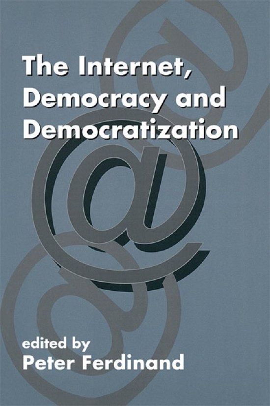 Democratization and Autocratization Studies - The Internet,  ... - cover