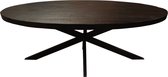 Eettafel Mango Nora - Ovaal - Zwart