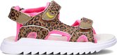 Sandalen | Meisjes | PINK LEOPARDO | Textiel | Go Banana's | Maat 35