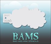 Bad Ass Mini Stencil 2036