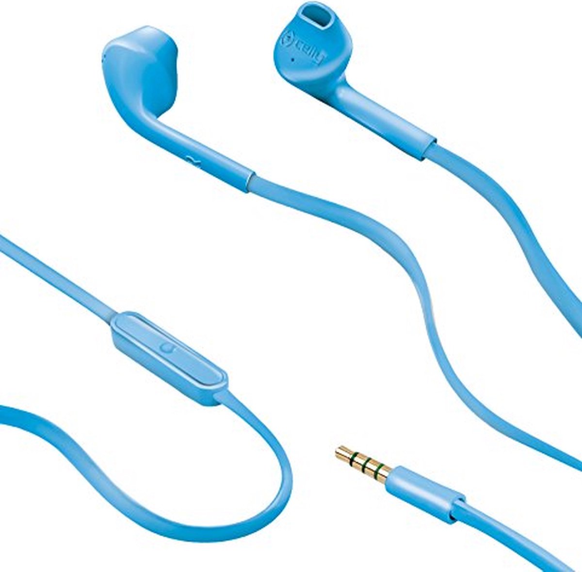 Celly UP100LB hoofdtelefoon/headset In-ear Blauw