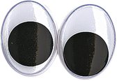 Wiebel ogen - Googly eyes - 10 stuks - 15mm - hobby - knutsel