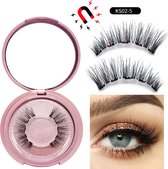 Wimpers incl. Eyeliner - Magnetisch - Vegan en Cruelty-Free, Geen lijm nodig - gemakkelijke op te zetten - zit stevig vast - STARNIGHT Cosmetics