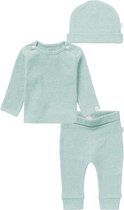 Noppies - kledingset - (3delig) Broek -Shirt -Muts - Mint - Maat  50