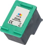 Inktcartridge geschikt voor HP 351XL Color (Remanufactured) | Geschikt voor HP Deskjet D4260, D4300, D4360, D4368, D4380, J5730, J5780, J5785, J6400, J6410, J6424, J6480, Photosmart C4200, C4