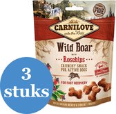 Carnilove Crunchy Snack Everzwijn / Rozenbottel - 3 x 200 g