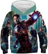 Hoodie Avengers - Iron Man - 160 cm - L - sweater - trui - outdoortrui