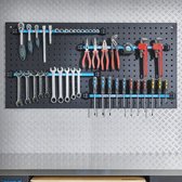 Datona® Magneetstrip voor gereedschapsbord 55 cm (set van 4 stuks) - Zwart