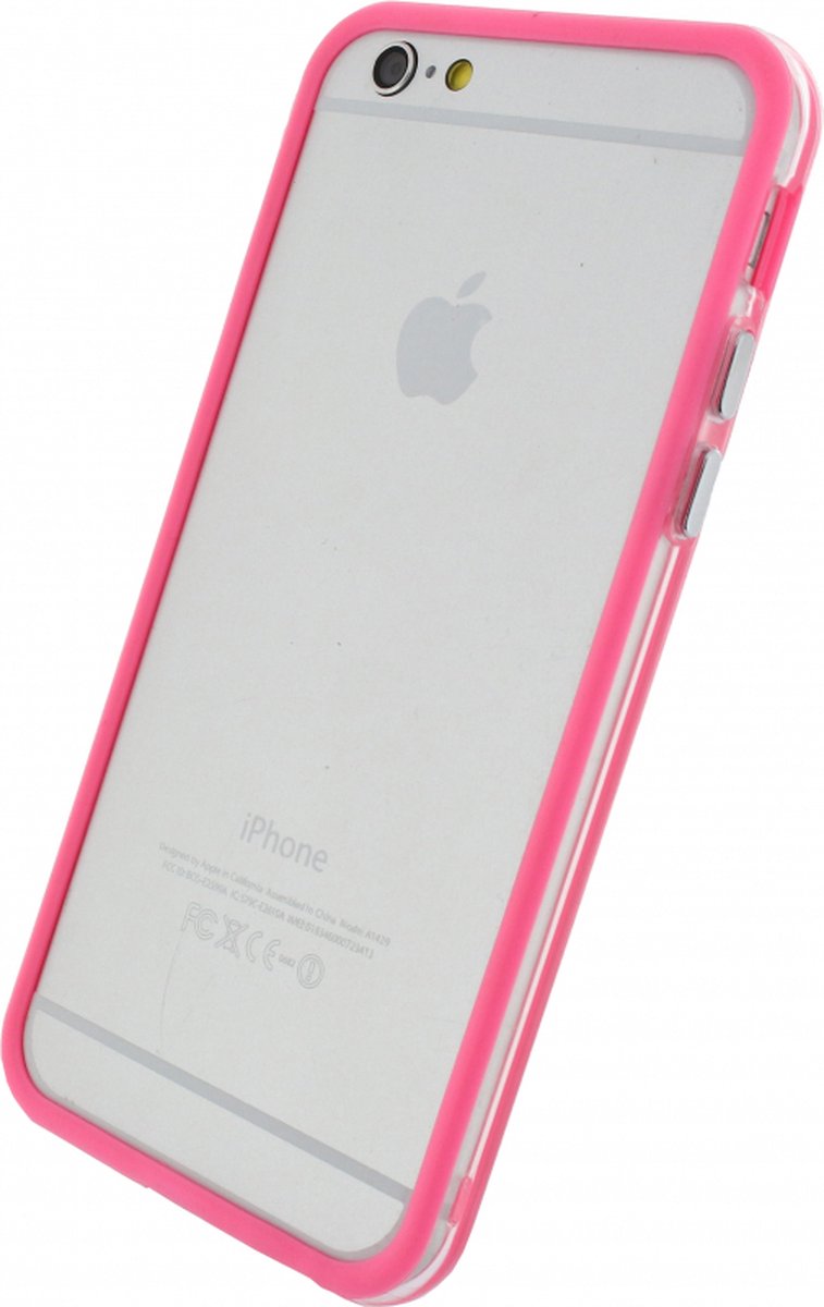 Apple iPhone 6/6s Hoesje - Xccess - Serie - Hard Kunststof Bumper - Roze - Hoesje Geschikt Voor Apple iPhone 6/6s