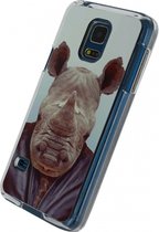 Xccess Metal Cover Samsung Galaxy S5 mini Funny Rhino