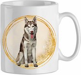 Mok Siberische Husky 1.2 | Hond| Cadeau| Cadeau | Beker 31 CL