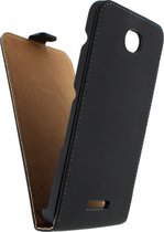 Sony Xperia E4 Hoesje - Mobilize - Ultra Slim Serie - Kunstlederen Flipcase - Zwart - Hoesje Geschikt Voor Sony Xperia E4