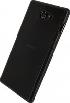 Sony Xperia M2 Hoesje - Mobilize - Gelly Serie - TPU Backcover - Smokey Gray - Hoesje Geschikt Voor Sony Xperia M2