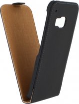HTC One M9 Hoesje - Mobilize - Ultra Slim Serie - Kunstlederen Flipcase - Zwart - Hoesje Geschikt Voor HTC One M9