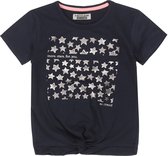 DJ Dutchjeans - Meisjes t-shirt - Navy - Maat 110