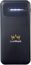 LuxeRoyal Powerbank - Oplaadbare Powerbank 20000 mAH - 2x USB 3.0 / USB C / Micro USB - Zwart - Powerbanks - Powerbank iPhone
