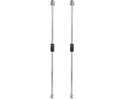 Nooitmeersaai - Bondage RVS tepelklem staafjes