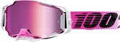 100% Armega Harmony - Motocross Enduro BMX Downhill Bril Crossbril - Roze met Spiegel Lens