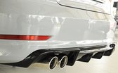 RIEGER - PERFORMANCE DIFFUSER / VALANCE S3 LOOK - AUDI A3 PREFACELIFT  SEDAN / CABRIO - GLOSS BLACK