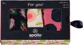 Apollo | Dames sokken giftbox | Happy Fruit | Multi color | Maat 36/41| Giftbox | Cadeaudoos | Giftbox Vrouwen | Verjaardagscadeau