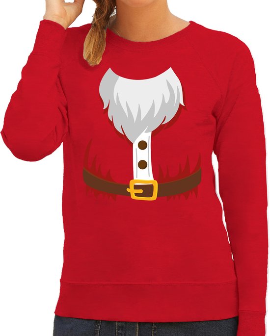 Huifuao kerstsweatshirt voor vrouwen, kersttrui voor vrouwen, eekhoornprint, los sweatshirt met lange mouwen, kerstman sweatshirt voor dames, Groen, L