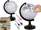 Globus® Wereldbol om te schilderen -  Schilderen op nummer - Topografie - Herbruikbaar