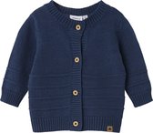 name it NBMBEPAN LS KNIT CARD Jongens Vest - Maat 74