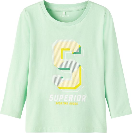 NAME IT MINI NMMBANTTONE LS TOP Meisjes T-shirt - Maat 146/152