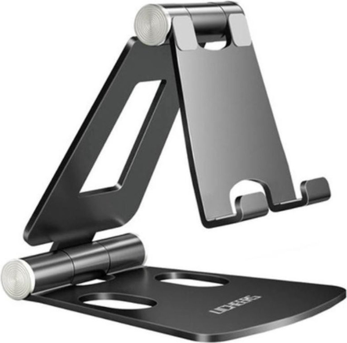 Skrillex Professionele Telefoonhouder - Tablethouder - Telefoonstandaard - Smartphone - Tablet - Universeel - Tiktok Statief - Opvouwbaar - Aluminium - Zwart