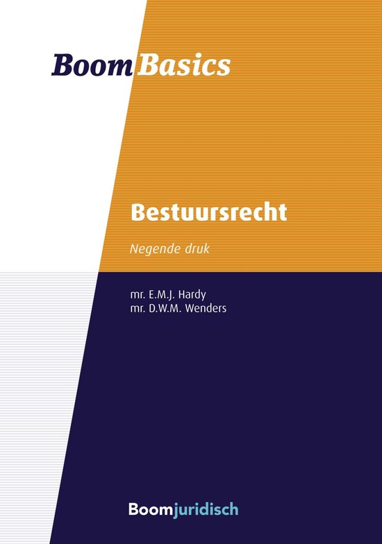 Boom Basics - Bestuursrecht - cover