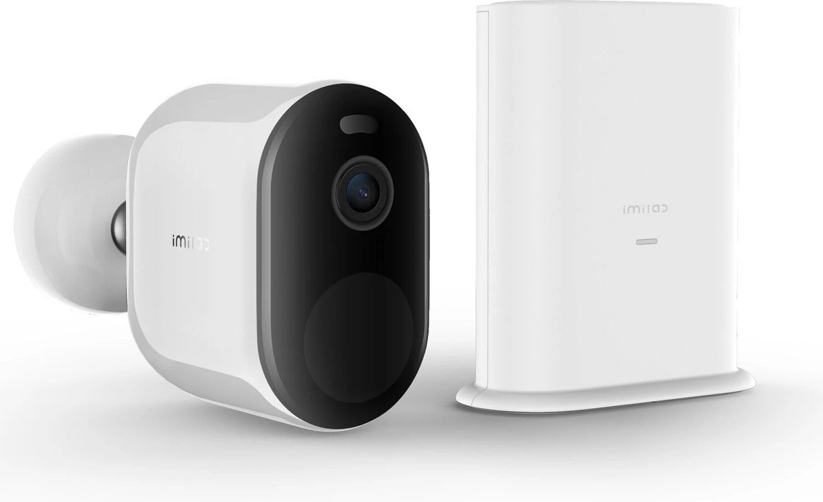 Imilab EC4 Spotlight Battery Camera Set - Draadloze Beveiligingscamera | Met Hub