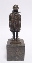 Bronzen Beeld Kleine Jongen 13x7x23 cm