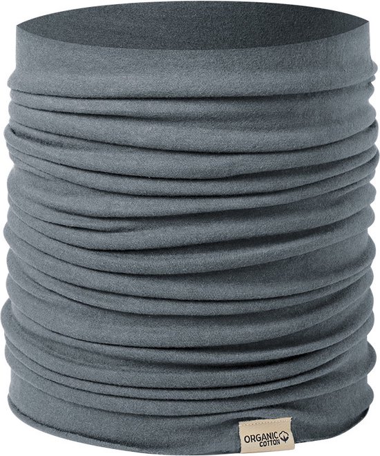 Colsjaal - nekwarmer - bandana - biologisch katoen - unisex - grijs