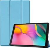 Samsung Galaxy Tab A 10.1 2019 Tri-Fold - Samsung Tab A 10.1 case (2019) - Tri-Fold case - hoes Samsung tablet - Samsung tablet case Tri-Fold - Licht Blauw