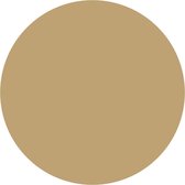 Ronde Muursticker Effen Kleur | ⌀ 80 cm | Behangcirkel Donker Beige | Wanddecoratie | Muurcirkel Binnen