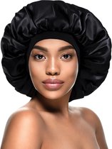 COMBES Slaapmuts - Satijn - Nachtmuts - Haarverzorging - Bonnet Satijn - Haarnet - Volwassen - Afro - Krullen - Dames