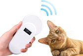 Maenor® Dier Chip Reader - Lezen Dier Chips - Chipreader voor Alle (Huis)dieren - Draagbare Chiplezer - Katten/Honden/Kippen - Wit